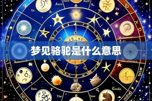 梦见骆驼是什么意思