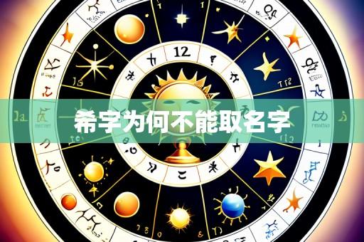 希字为何不能取名字