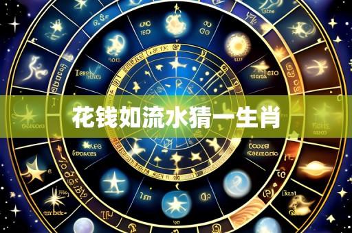 花钱如流水猜一生肖