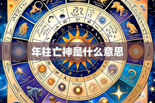 年柱亡神是什么意思