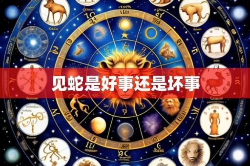 见蛇是好事还是坏事