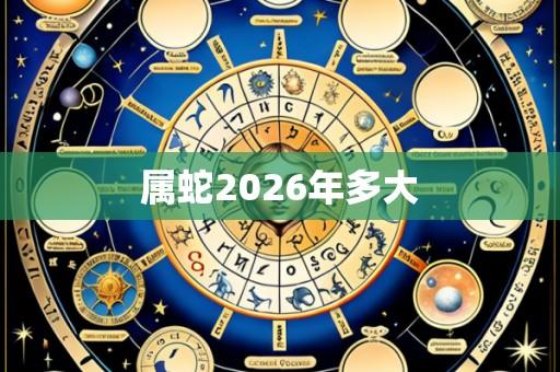 属蛇2026年多大