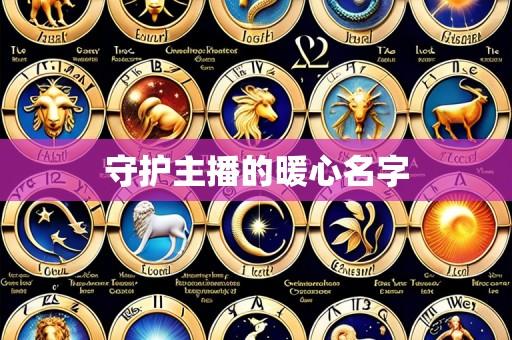 守护主播的暖心名字