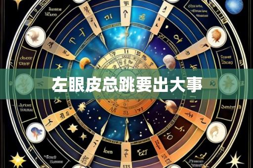 左眼皮总跳要出大事