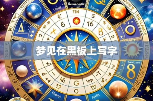 梦见在黑板上写字