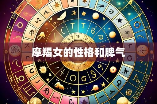 摩羯女的性格和脾气