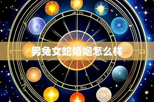 男兔女蛇婚姻怎么样