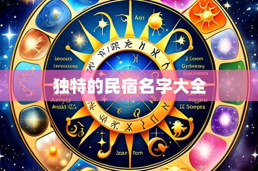 独特的民宿名字大全