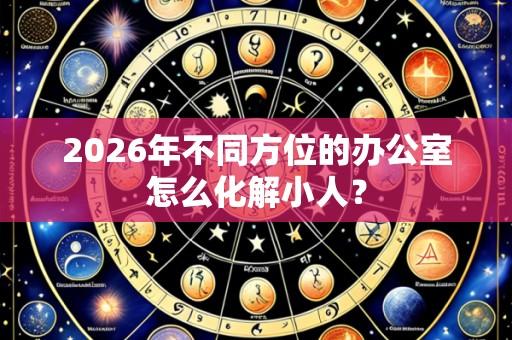 2026年不同方位的办公室怎么化解小人？