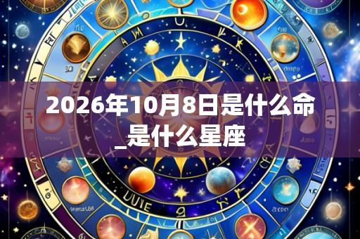2026年10月8日是什么命_是什么星座