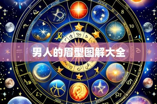 男人的眉型图解大全