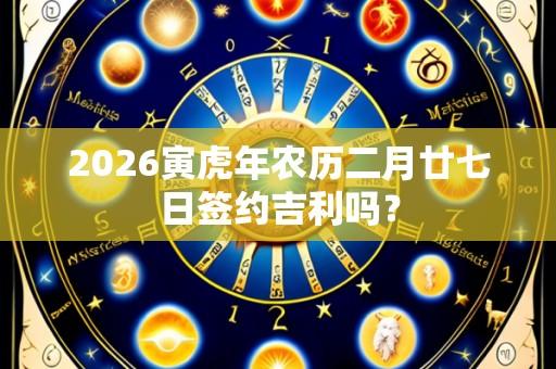 2026寅虎年农历二月廿七日签约吉利吗?