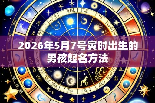 2026年5月7号寅时出生的男孩起名方法