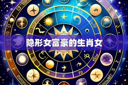 隐形女富豪的生肖女