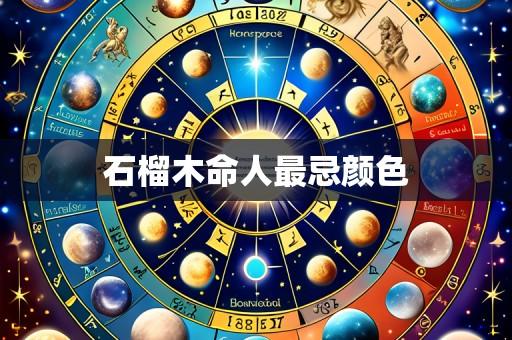 石榴木命人最忌颜色