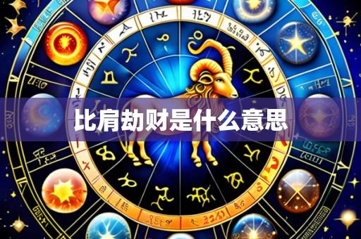 比肩劫财是什么意思