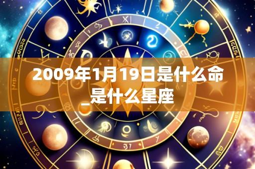 2009年1月19日是什么命_是什么星座