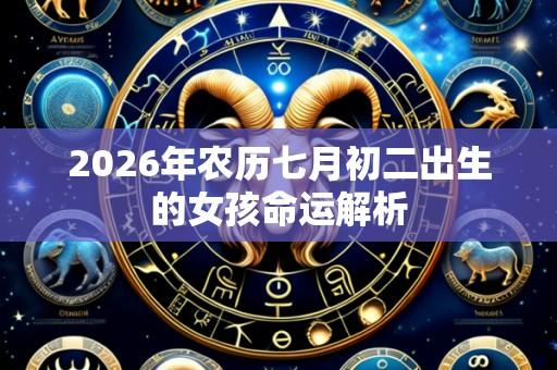 2026年农历七月初二出生的女孩命运解析