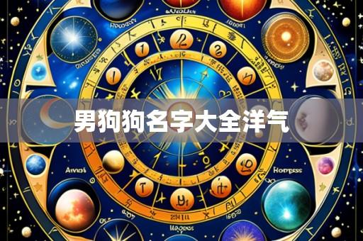 男狗狗名字大全洋气