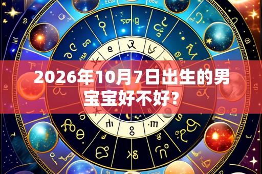 2026年10月7日出生的男宝宝好不好？