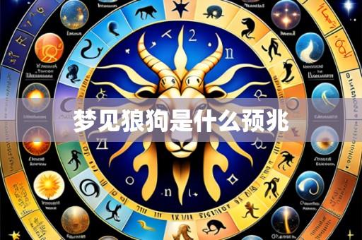 梦见狼狗是什么预兆