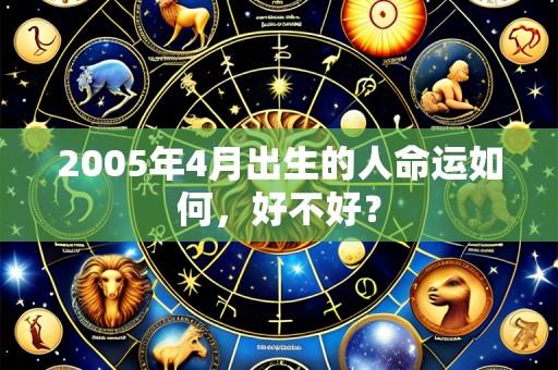 2005年4月出生的人命运如何，好不好？