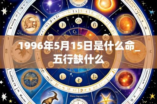 1996年5月15日是什么命_五行缺什么