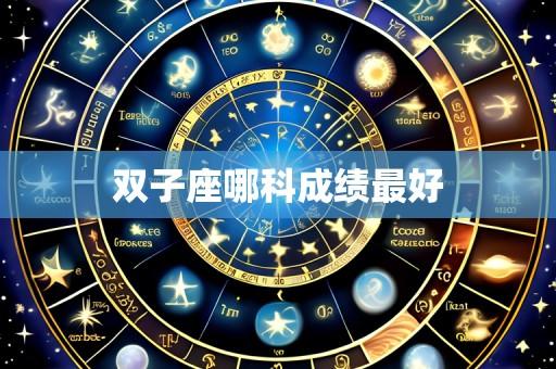 双子座哪科成绩最好