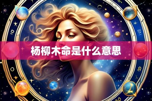 杨柳木命是什么意思