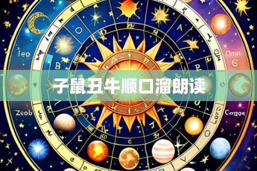 子鼠丑牛顺口溜朗读