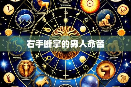 右手断掌的男人命苦