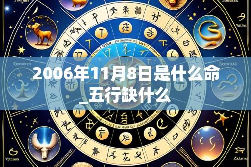 2006年11月8日是什么命_五行缺什么