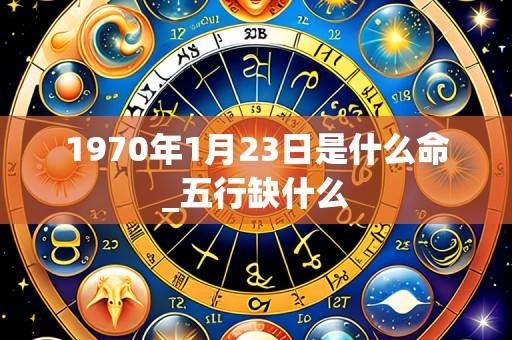 1970年1月23日是什么命_五行缺什么