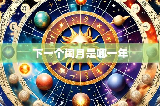 下一个闰月是哪一年