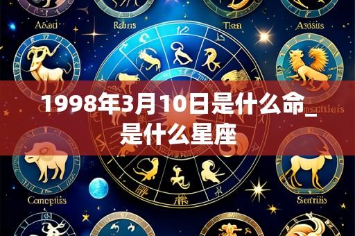 1998年3月10日是什么命_是什么星座