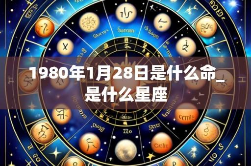 1980年1月28日是什么命_是什么星座