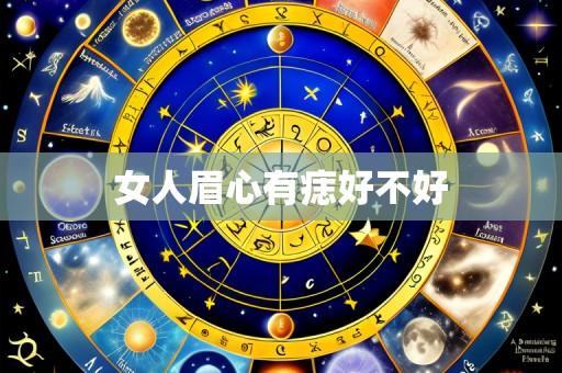 女人眉心有痣好不好