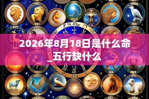 2026年8月18日是什么命_五行缺什么