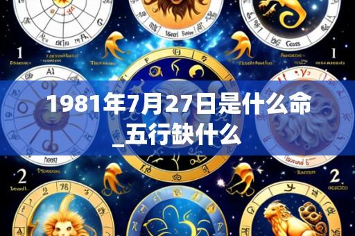 1981年7月27日是什么命_五行缺什么