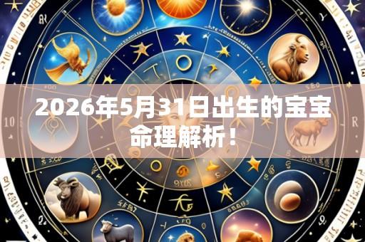 2026年5月31日出生的宝宝命理解析！