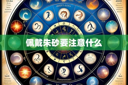 佩戴朱砂要注意什么