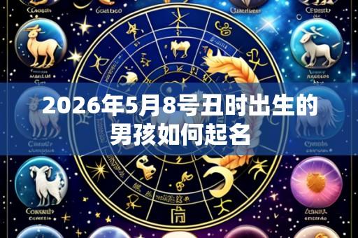 2026年5月8号丑时出生的男孩如何起名