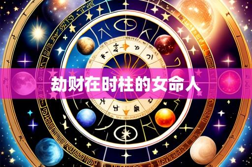劫财在时柱的女命人