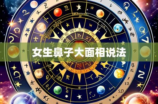 女生鼻子大面相说法