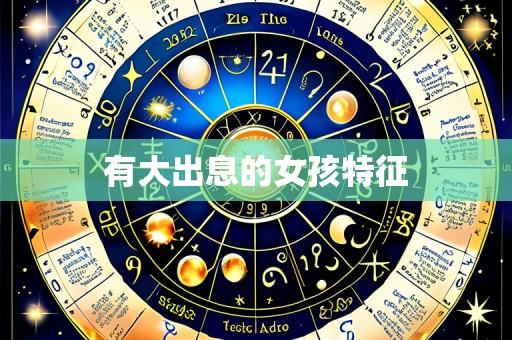 有大出息的女孩特征