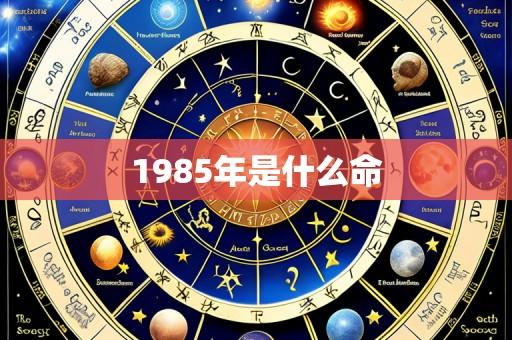 1985年是什么命