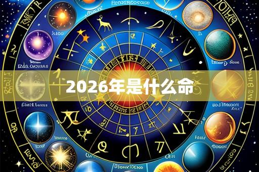 2026年是什么命