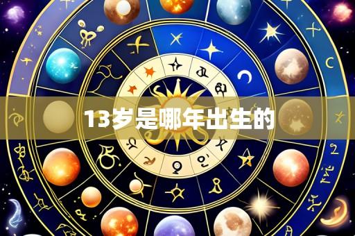 13岁是哪年出生的