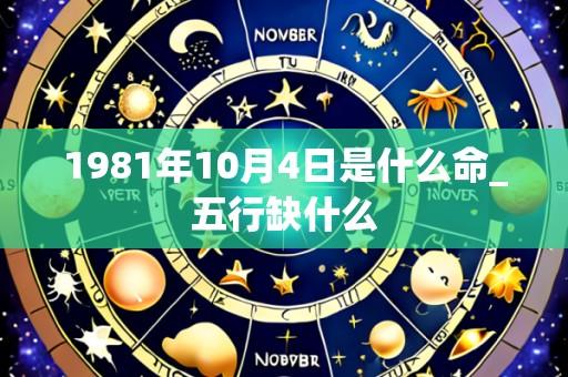 1981年10月4日是什么命_五行缺什么