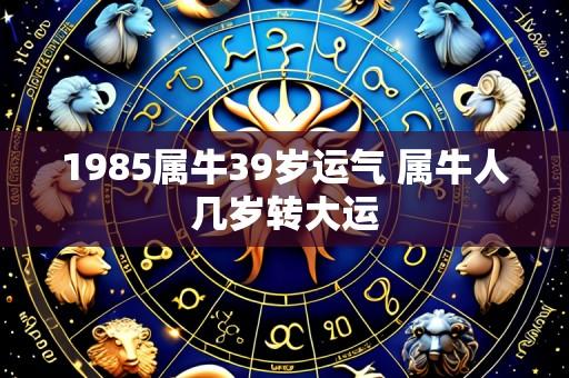 1985属牛39岁运气 属牛人几岁转大运